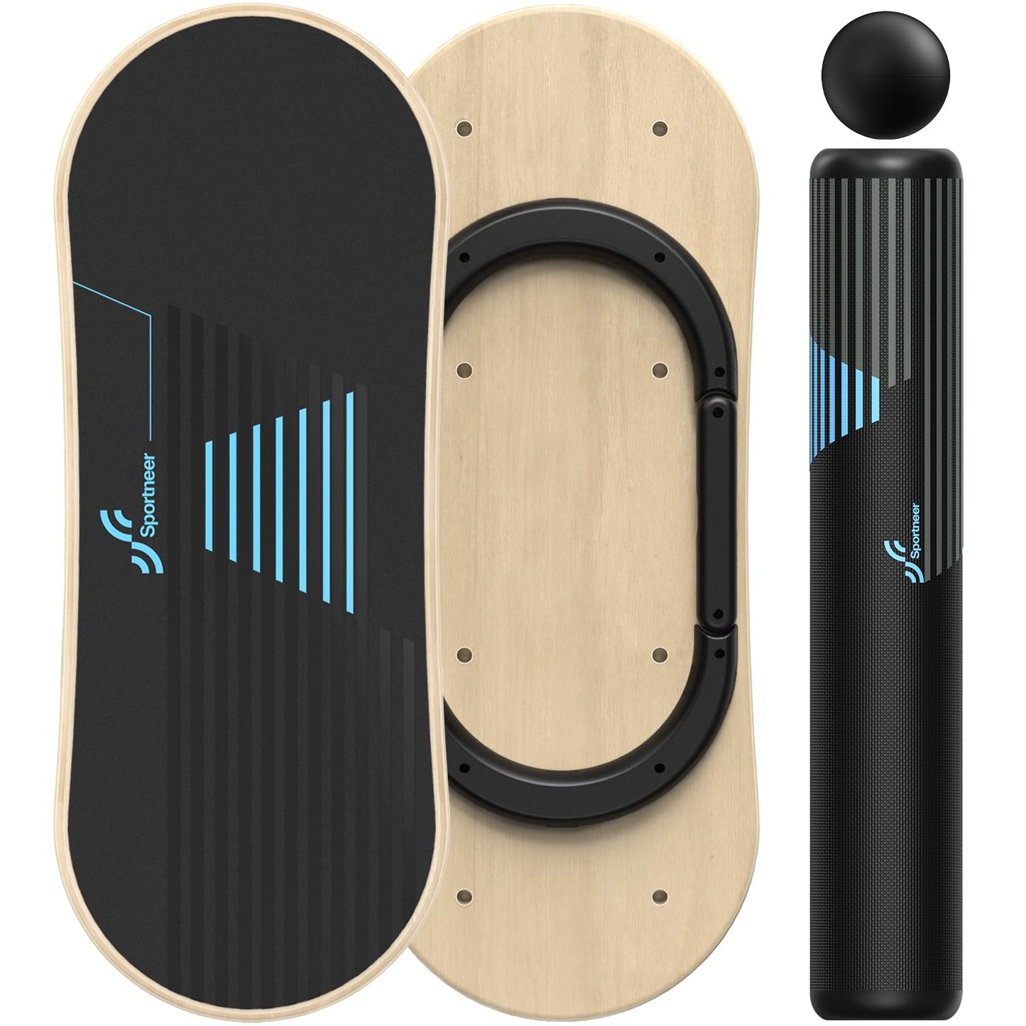 Sportneer Balance Board, 7-Mode Balance Trainer with Roller & Ball