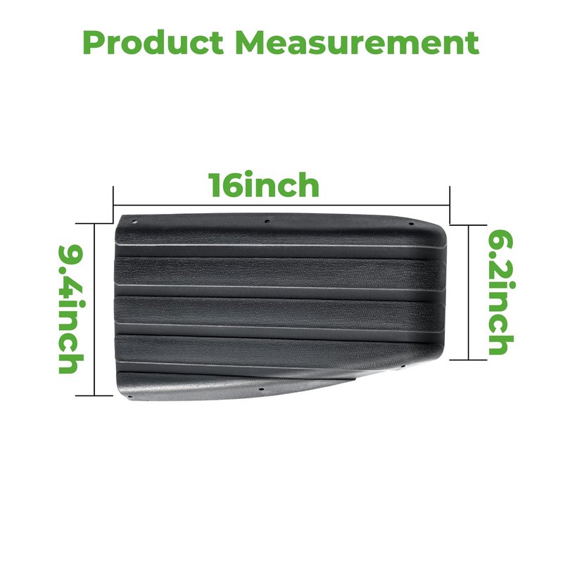 10L0L Golf Cart Rear Driver & Passenger Side Guard Set - Replacement Parts Compatible with Club Car DS 1981+up Golf Cart Models, Rugged and Durable, OEM# 101706702