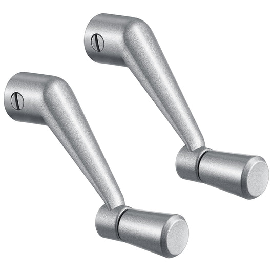 MorningRo 2 Pack Window Crank Handle Replacement H 3966 H 4106, 3/8" Spline Socket Crank Handle with Smooth 360 Degree Operation, Casement Window Rotating Handles Provide Security for Windows