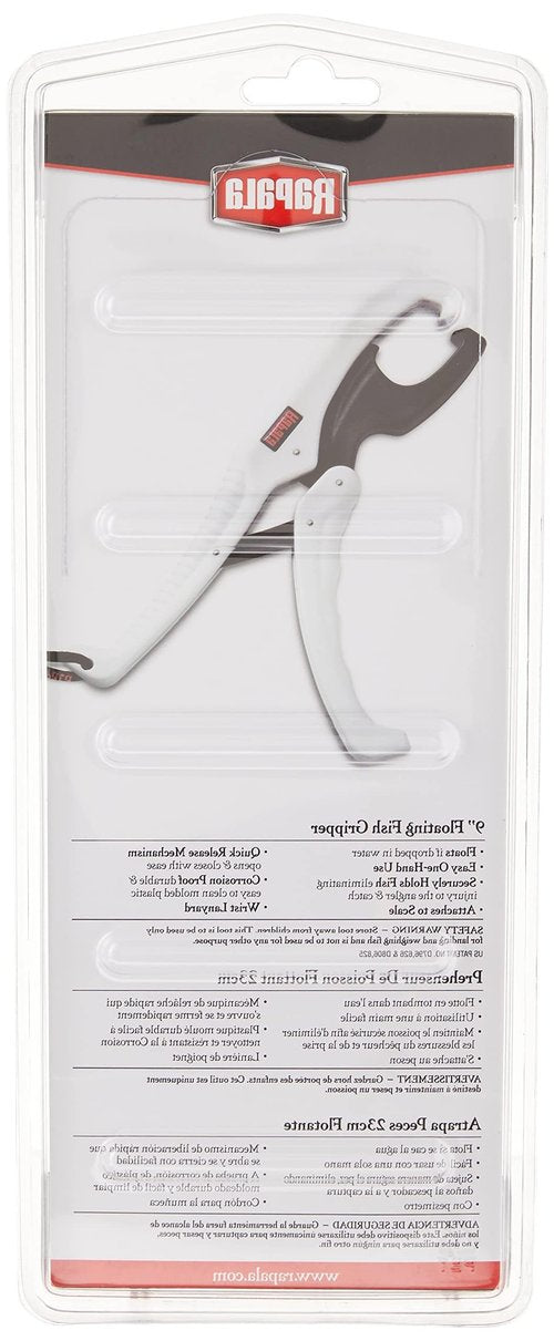 Rapala 9" Floating Fish Gripper 9", white/black