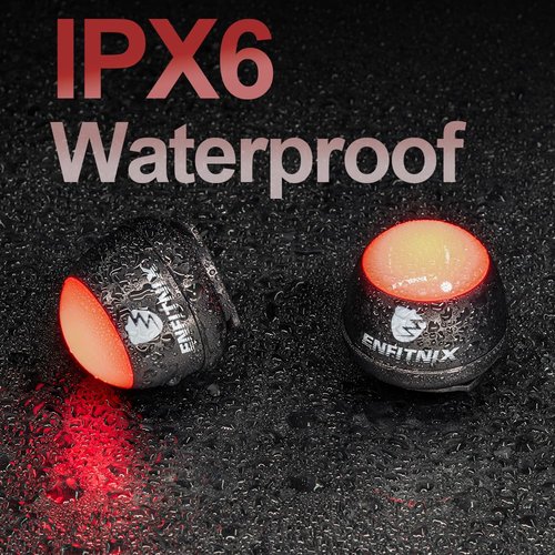ENFITNIX The Nut Rear Bike Light,Touch Switch Ultra Bright LED Bicycle Lights, USB-C Rechargeable IPX6 Waterproof,Auto on/Off Bike Lights for Night Riding Cycling Safety Accessories.