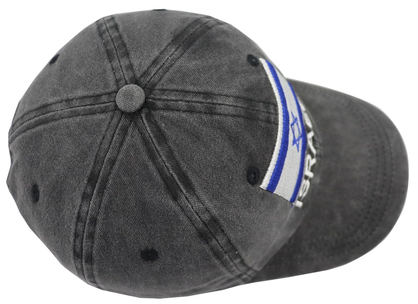 Israel Hats for Men Women, Fathers Day Retirement Christmas Birthday Gifts for Dad Grandpa Husband Uncle, Adjustable Cotton Israel Flag Army Military Baseball Cap
