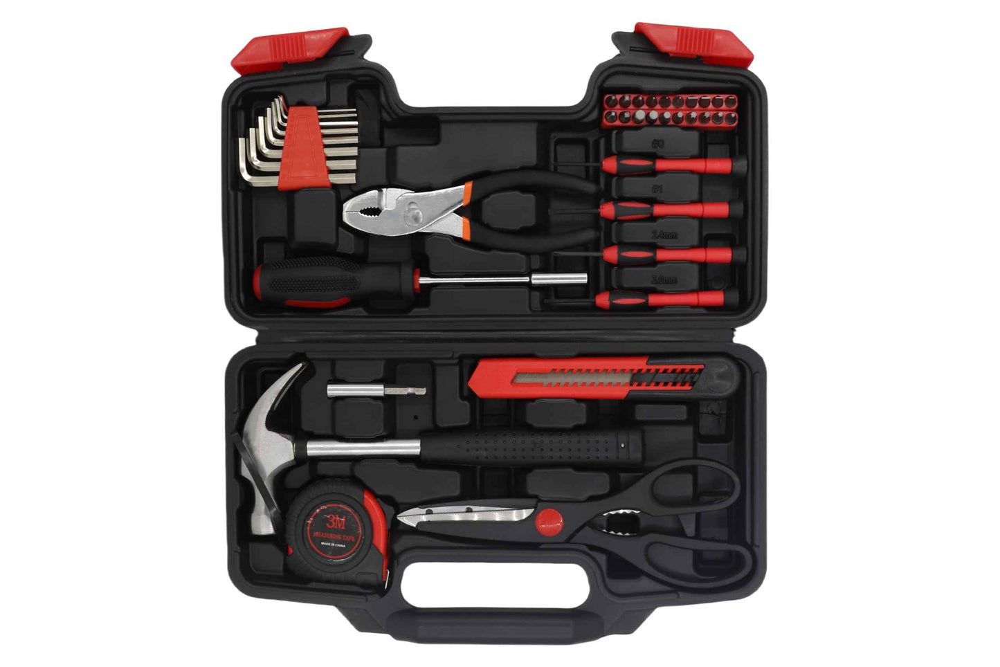 Naxypnalic Basic Tool Kit for Home, Small Tool Set of 39, Mini Home Tool Kit with Tool Box, Starter Toolkit for Men Women, House Warming Gifts New Home, Dorm Home Essentials