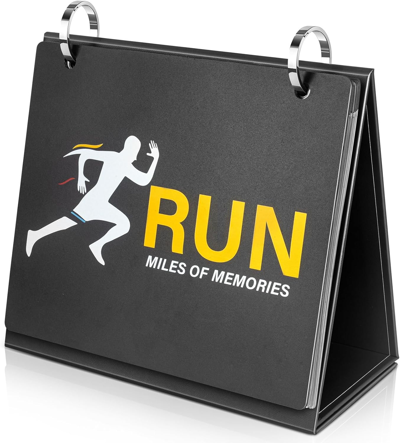 Race Bib Holder - Runner's Desktop Display Album with 20 Vinyl Sheet Protectors