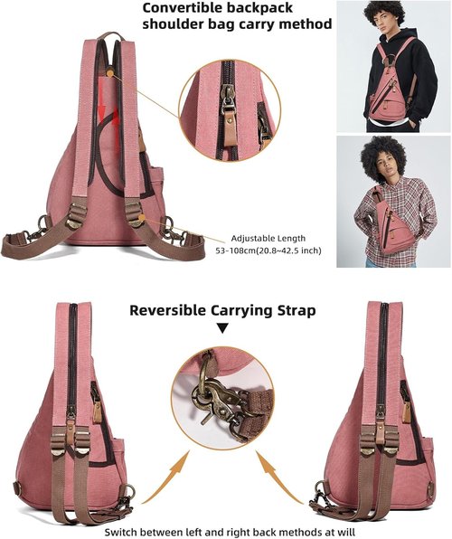 KL928 Sling Bag - Versatile Small Crossbody Backpack for Casual Use | Ideal for Men & Women