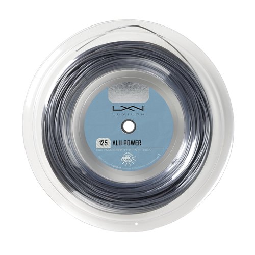 Luxilon ALU Power 125 Tennis String - 100m Reel, Silver