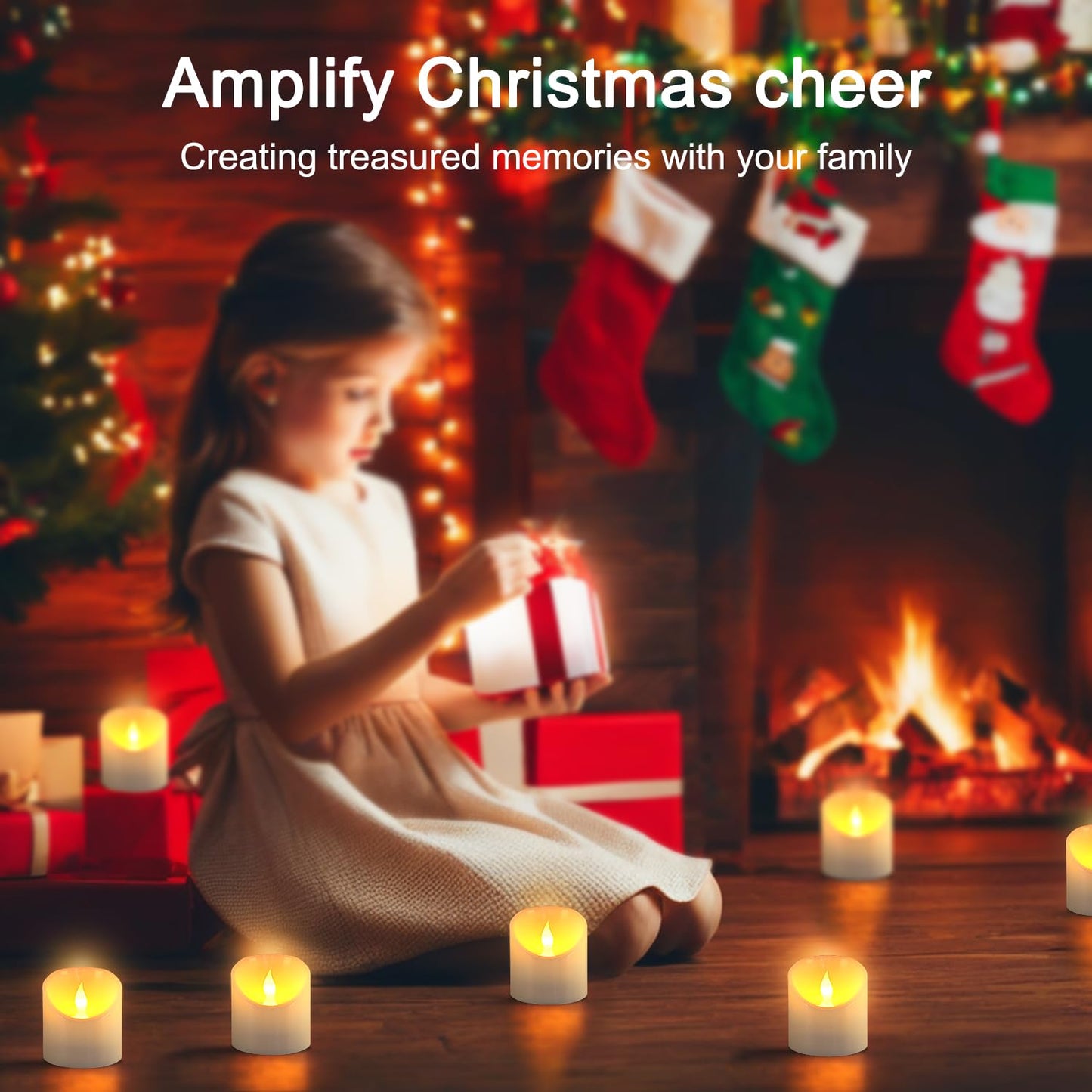 3"x3" Flickering Flameless Candles, Realistic LED Candles, Battery Operated Candles with Remote and Timers, Real Wax Electric Fake Pillar Candles for Festival Wedding Home Party Decor -2Pack