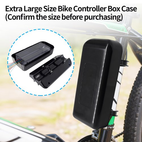 ZLiT Electric Bike Controller Box Case,Extra Large Size Controller Protection Case Box for Bicycle (Black,25 * 10.8 * 7.4cm/9.84 * 4.25 * 2.91inch)