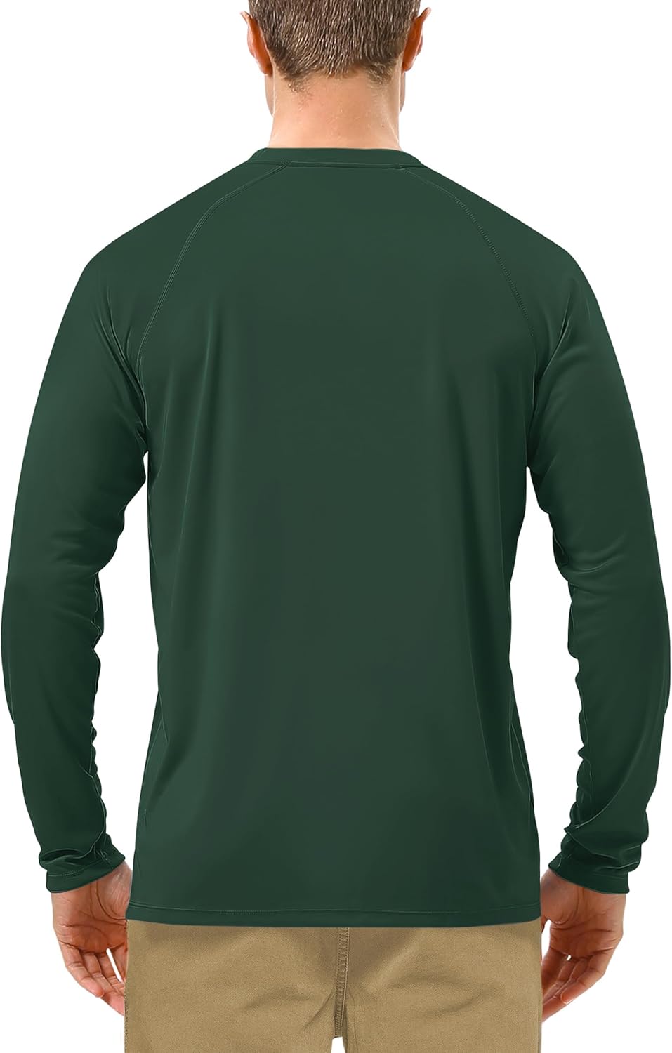 Roadbox Men's UV Sun Protection Shirt - UPF 50+ Long Sleeve Rash Guard for Fishing & Hiking