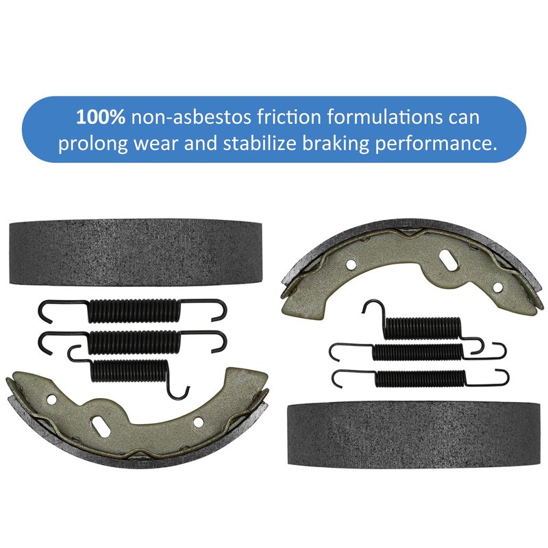 Golf Cart Brake Shoes Springs Pins 27943G01 70795G01 for E-Z-GO Medalist TXT 97-Up/RXV 08-Up/Workhorse 96-Up/Yamaha G9 To G28