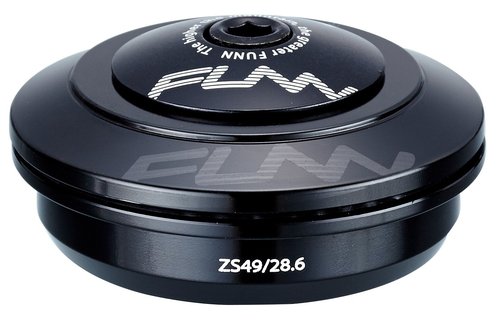 Funn Descend Upper Headset ZS49/28.6, Zero Stack Angular Contact Bearing Upper Headset, Alloy Bike Headset for Mountain Bike, BMX Bike, Road Bike and Gravel Bike