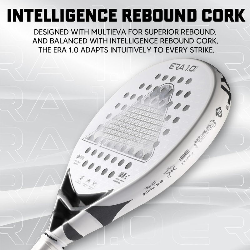 AMASPORT 2025 Era-1.0 Series Pros Padel Racket - 18K Carbon Pala Padel & Color-Changing Tech | Advanced Spin Control & Anti-Vibration Paddle Tennis Racquets | Expert-Level Power & Precision
