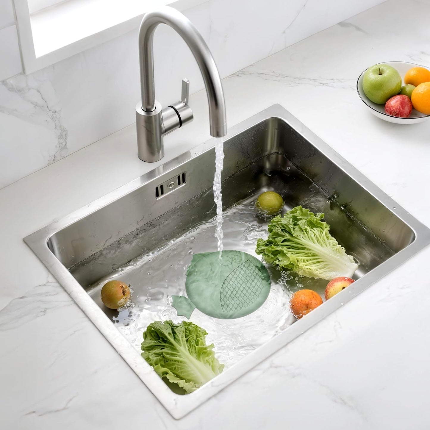 TRAPMATE Silicone Bathtub Drain Stopper/Good Grips Sink Stopper, Drain Cover for Shower, Bath, Kitchen Sink, 3 Pack (Patented Product)