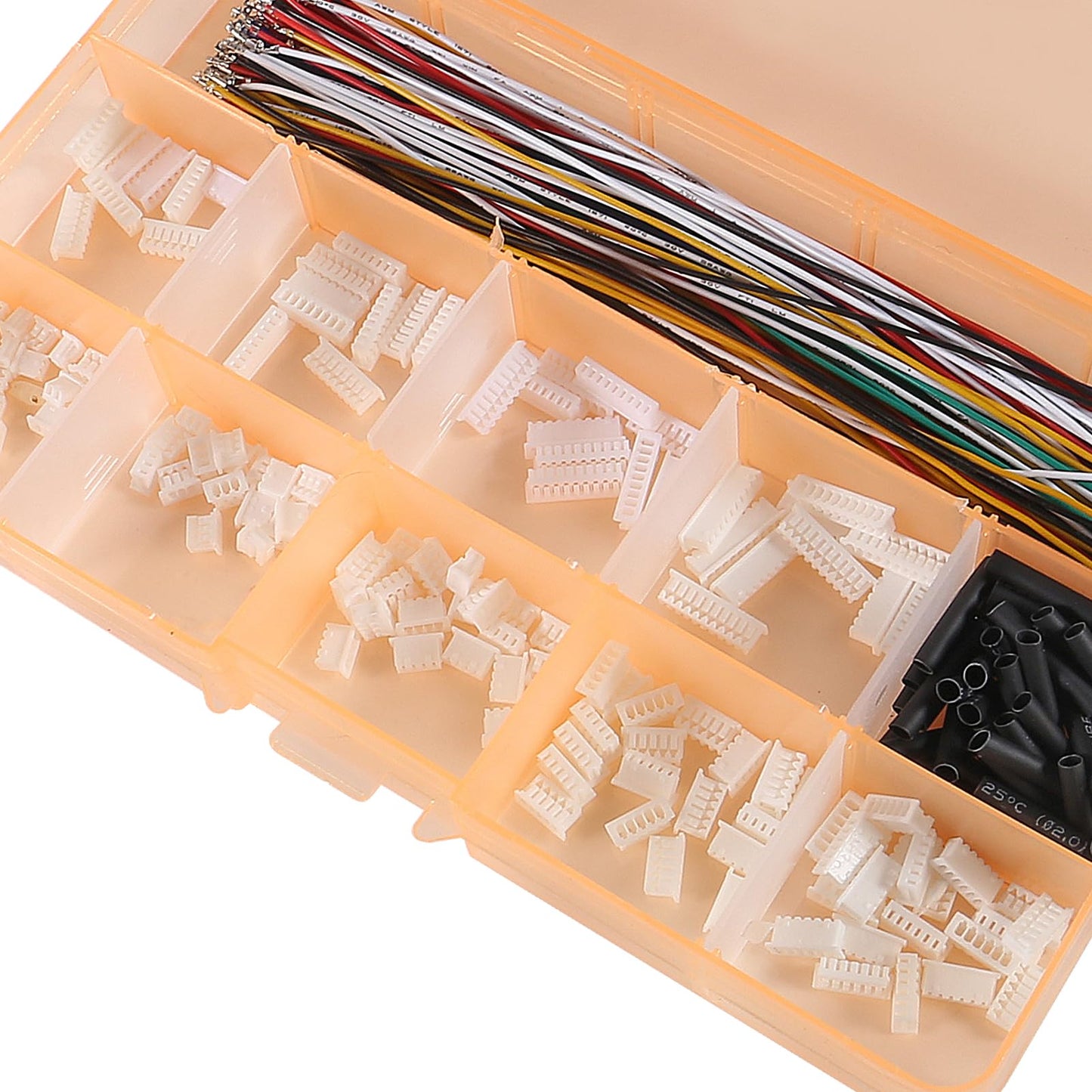 1.25mm Connectors Plug Kit 1.25mm Pitch Connectors and Pre-Crimped Cables Compatible with JST Molex PicoBlade 1.25mm 15cm Pre-Crimped Cable Wire