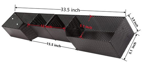 Dr.Acces Golf Cart Compatible Yamaha Front Inner Dash Storage Basket and Rack Fits Yamaha G29 and Drive 2, Heavy Steel Golf Cart Mesh Basket
