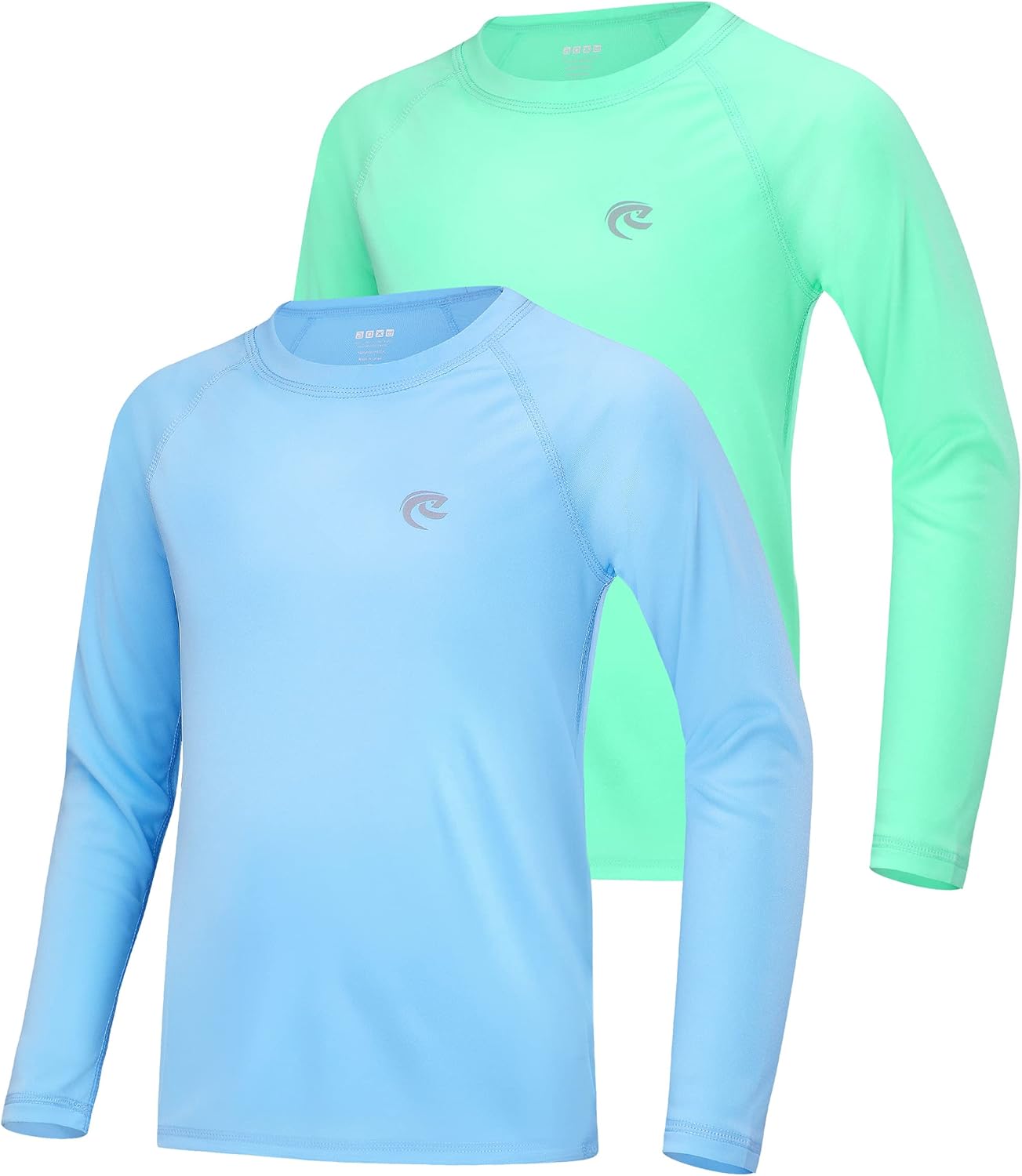 UPF 50+ Boys Swim Shirt - Long Sleeve UV Sun Protection Rash Guard | Youth SPF Water Shirts