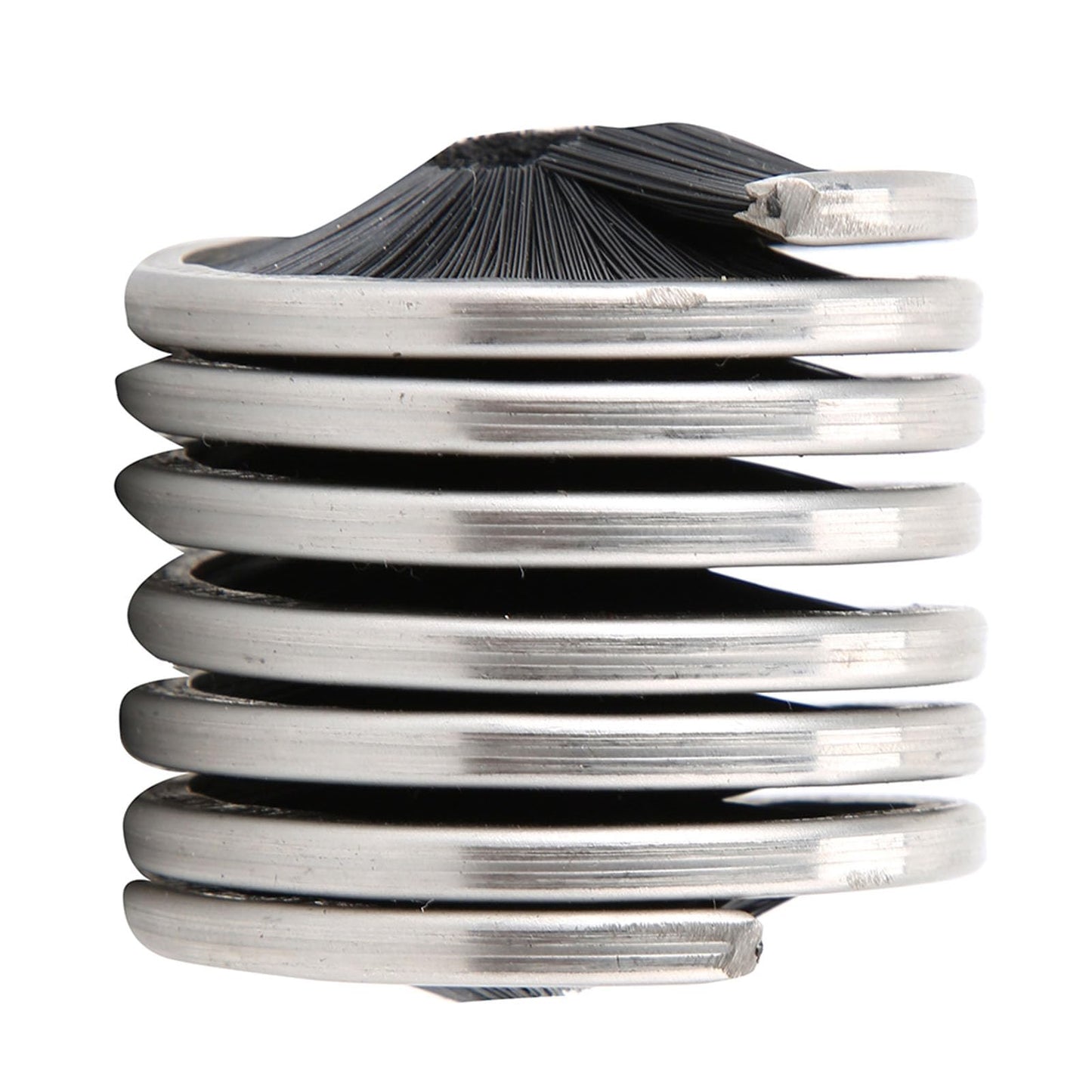 Moofey Climbing Brush, 8 to 13mm Gear Rope Cleaning Brush, Nylon Stainless Steel Climbing Rope Cleaner