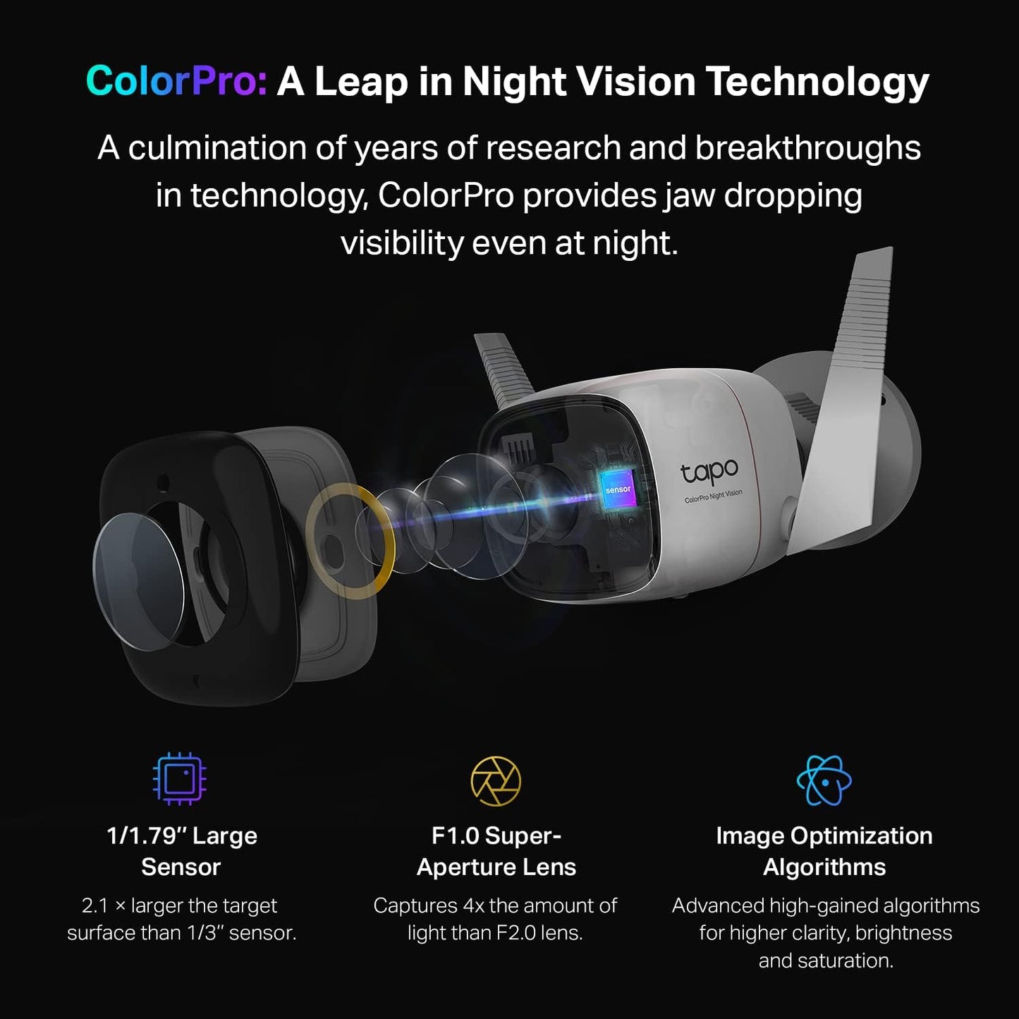 TP-Link Tapo 2K QHD Outdoor Security Camera with Color Night Vision & AI Detection