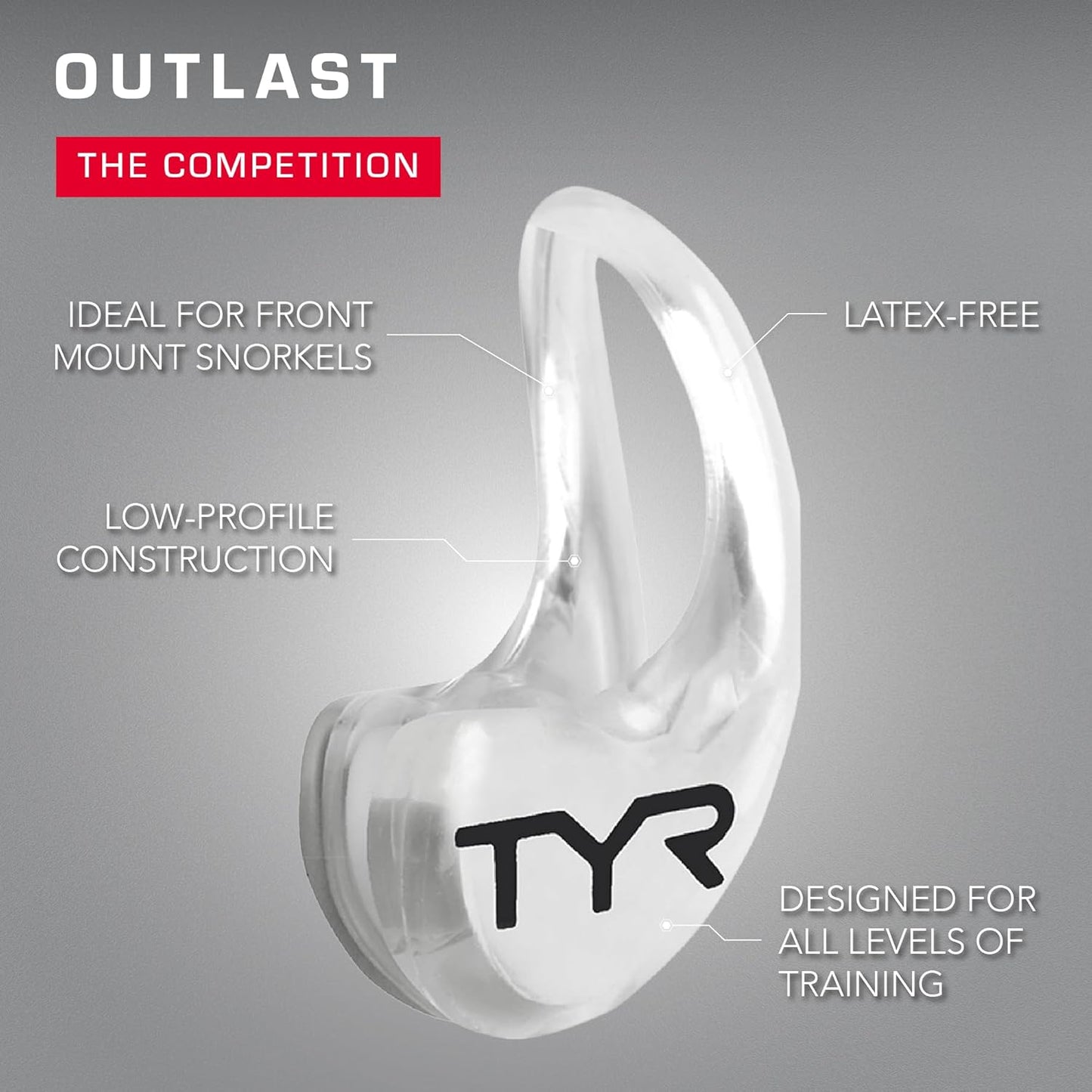 TYR Ergo Swim Clip - Secure Fit for Enhanced Performance | Ideal for Competitive Swimmers