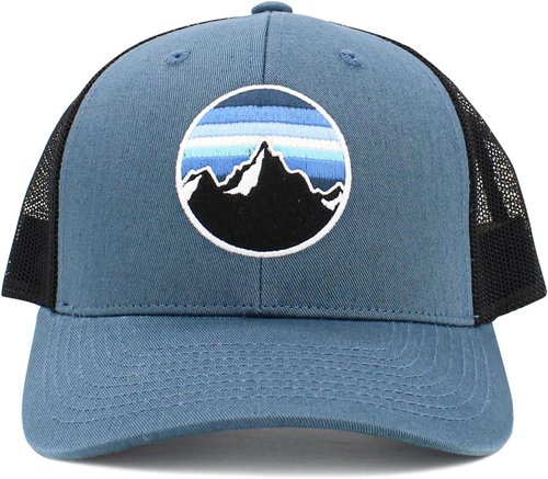KBETHOS Unisex Trucker Baseball Cap - Explore The Outdoors with Scenic Mountain Design