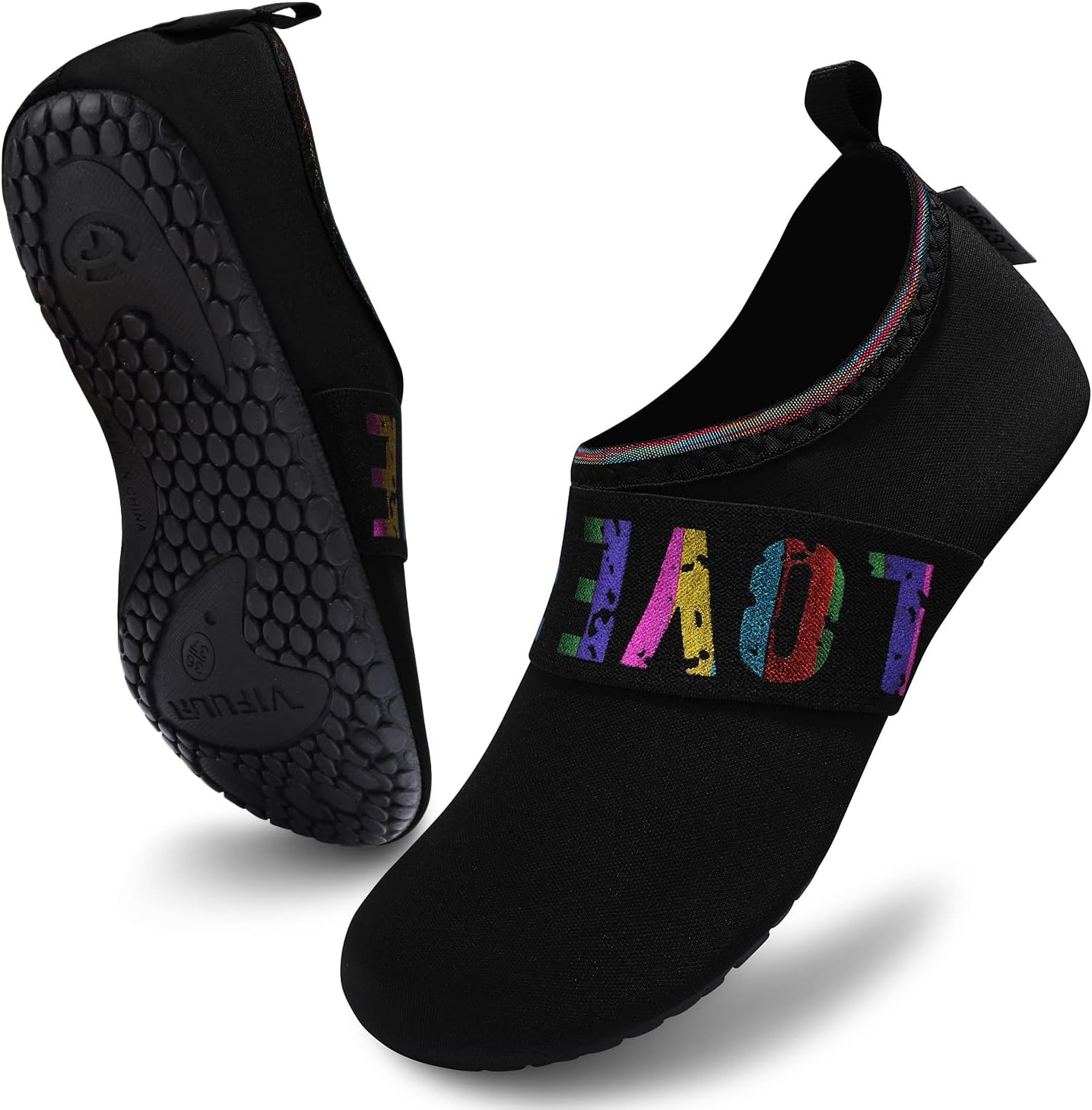 VIFUUR Aqua Yoga Shoes - Barefoot Quick-Dry Water Sports Slip-On for Men & Women