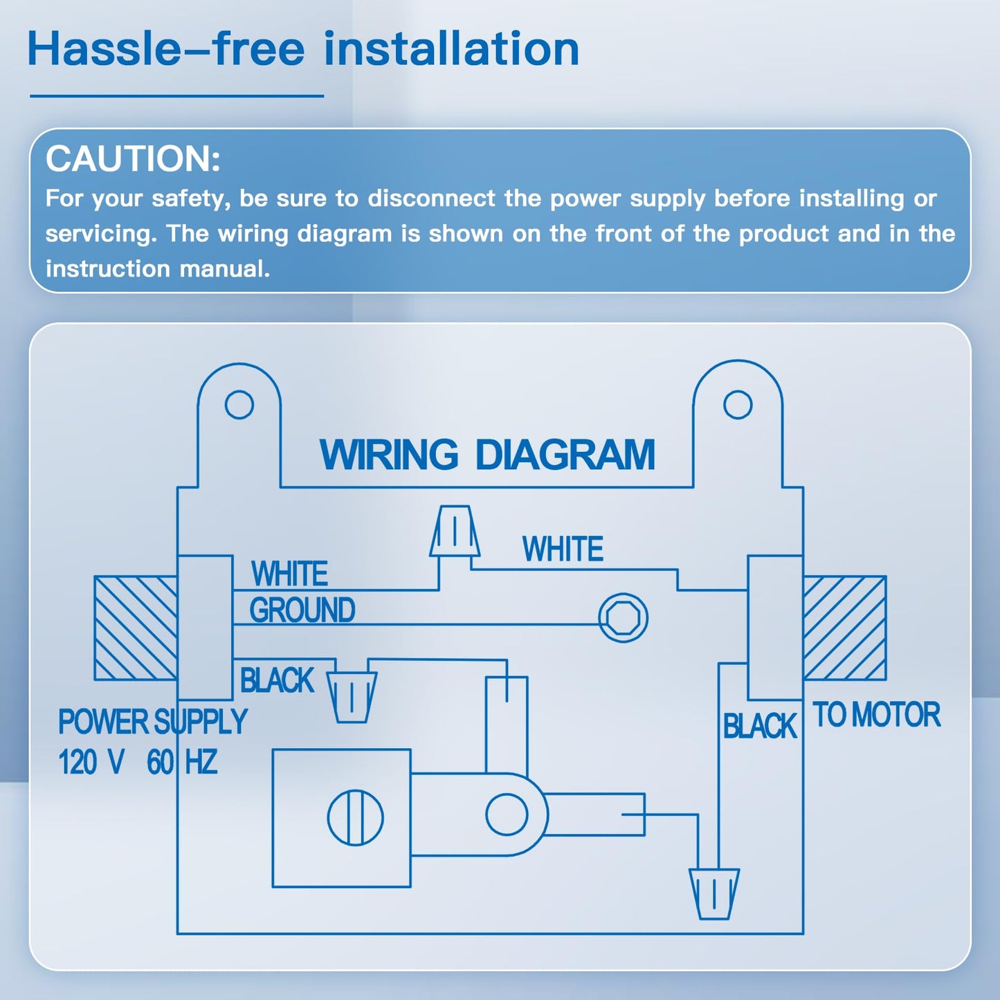 58033 Single Speed Adjustable Thermostat for Lomanco Lomancool 2000/1800 Series and F0510B2944, 9800527, 99080267 Power Vent Attic Fan, Temperature Control Range 50°F-120°F (10°C-48.89°C)
