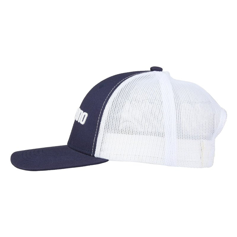 SHIMANO Logo Trucker Cap Color - Blue Size - One Size Fits Most (AHATLGBL) Fishing