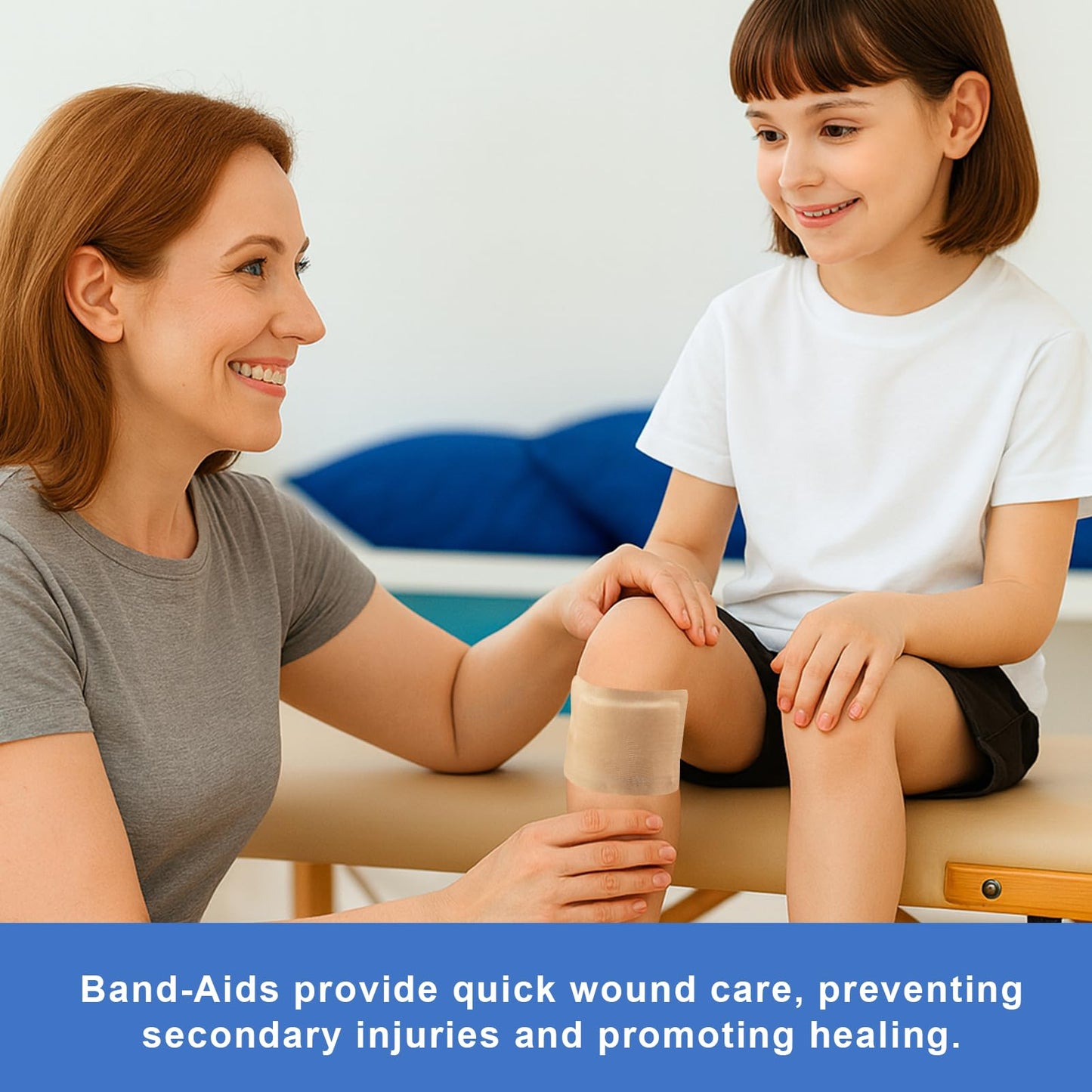 30 Pcs Extra Large Bandaids 5 X 3, Flexible Long Bandaids, Sterile Fabric Bandage, Large Bandages for Wounds, Large Adhesive Bandages with Non Stick Pad