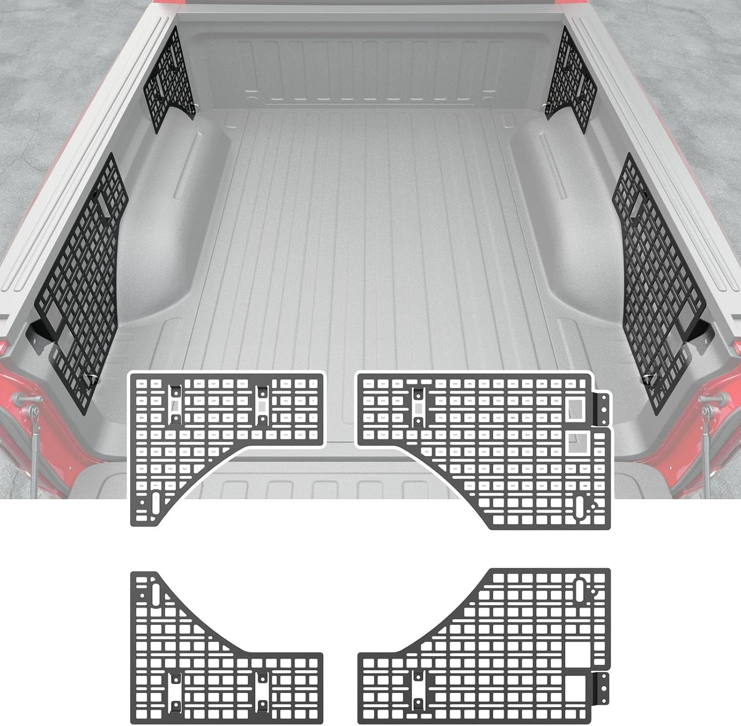 SZYANG 5.7FT Molle Panel System - Compatible Replacement for 2019-2026 Dodge RAM 1500 Accessories