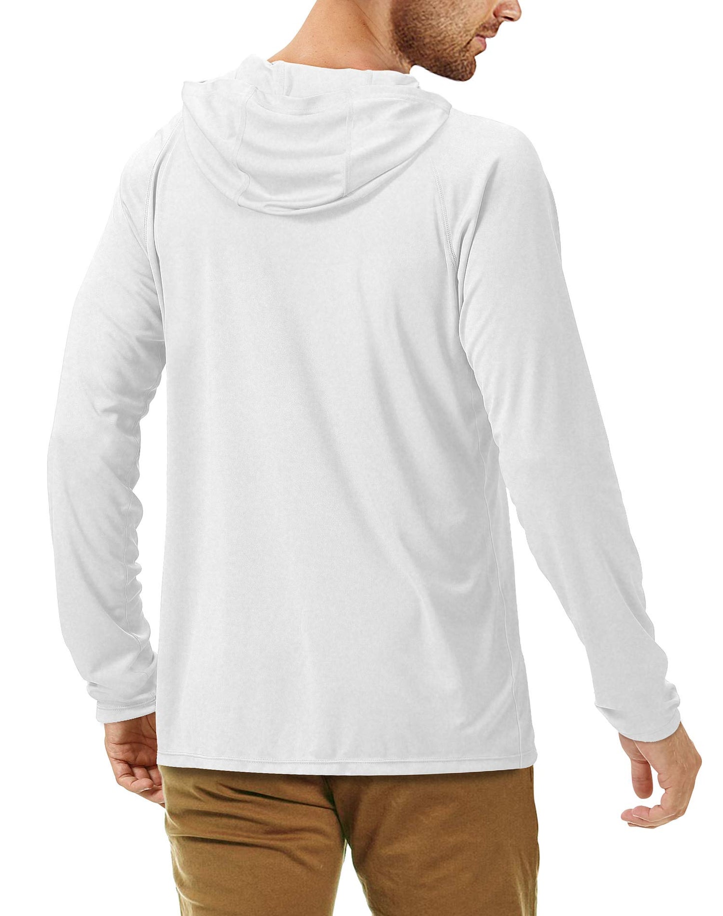 Roadbox 2 Pack UPF 50+ Fishing Shirts for Men Long Sleeve Sun Protection Hoodie Lightweight Outdoor UV Hiking Shirts