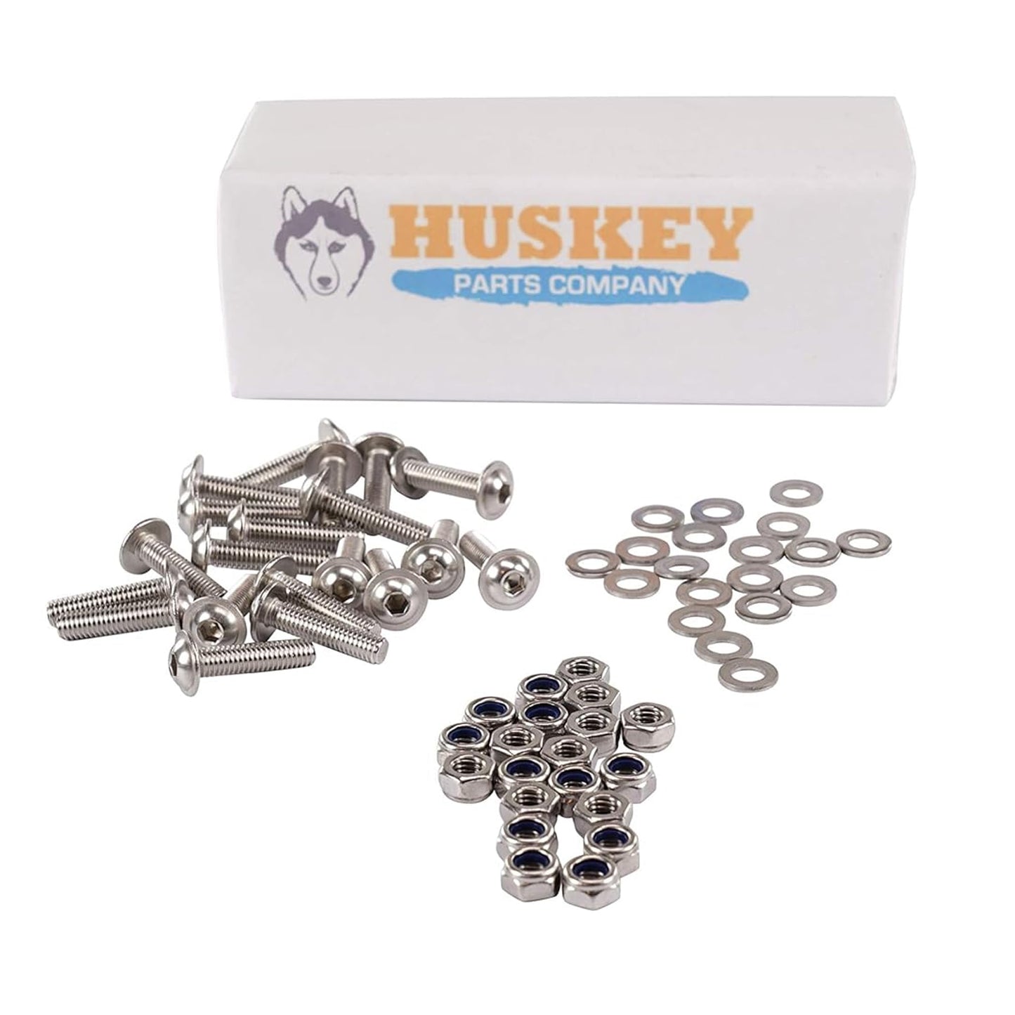 Huskey 304 Stainless Steel Bolts Compatible with Golf Cart Fender Flares EZGO Club Car Yamaha