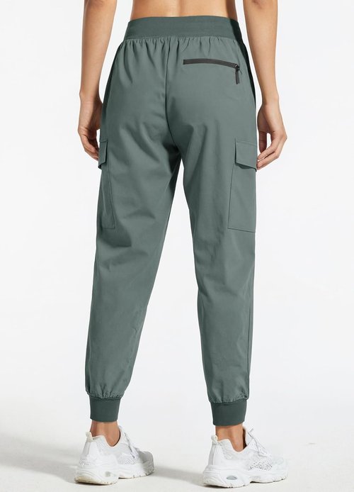 Libin Women's Cargo Joggers - Lightweight Quick-Dry Hiking Pants for Casual Travel & Athletic Use