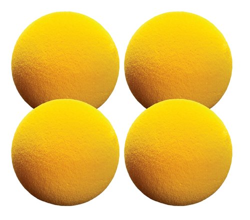 Tourna Whisperball - Quiet Foam Pickleball - 4 Balls per Pack. Train Hard Play Quiet.
