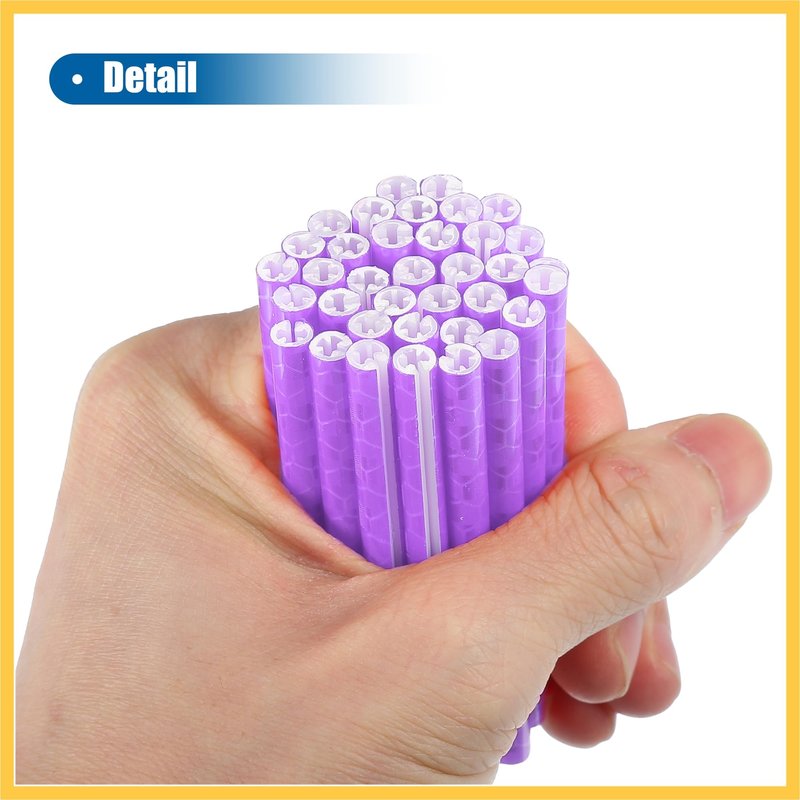 REPAIROCK 36 Pcs Purple Bicycle Reflector Reflective Version Durable ABS Night Visibility Cycling for Bike, Mountain Bike, Wheels, Wheelchair Auto Replacement Parts