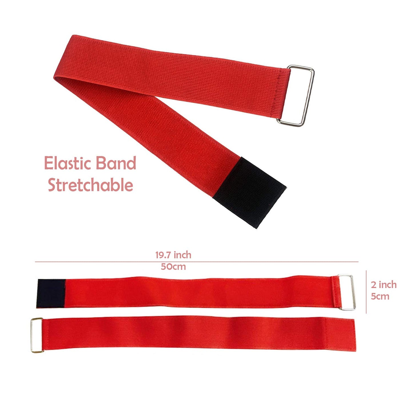 8 Colors 3 Legged Race Bands, Three Legged Race Durable Firm Elastic Tie Rope Colorful 3 Leg Race Band for Party Game Outdoor Fun