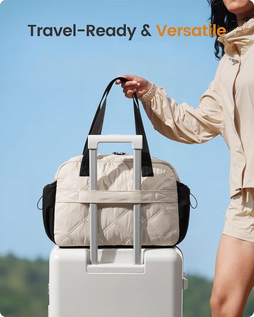 LOVEVOOK Gym Bag - Lightweight Duffle with Wet Pocket | Perfect for Yoga, Travel & Weekend Trips
