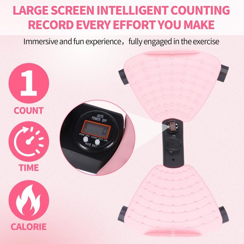 Pakalife Waist Twisting Machine,Pilates,Exercise Equipment for Fitness,Noiseless Ab Roller for Home Gym Equipment,Noiseless Ab Workout Equipment,Track Time, Reps, Calories with Digital Display