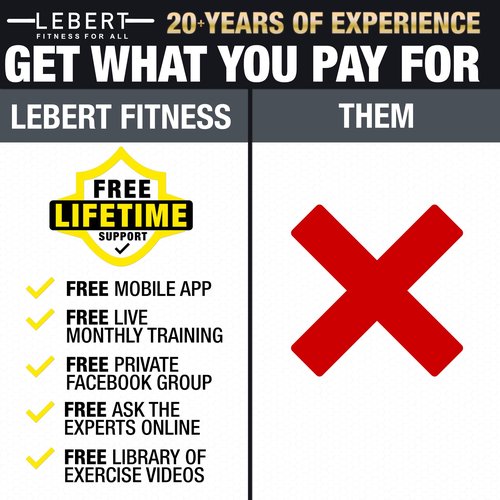 Lebert Fitness Equalizer with Resistance Band - Calisthenics Equipment ✓ Dip Station ✓ Push Up Stand Bar ✓ Pull Up Dip Bar ✓ Bodyweight Equipment ✓ For Intensive Use