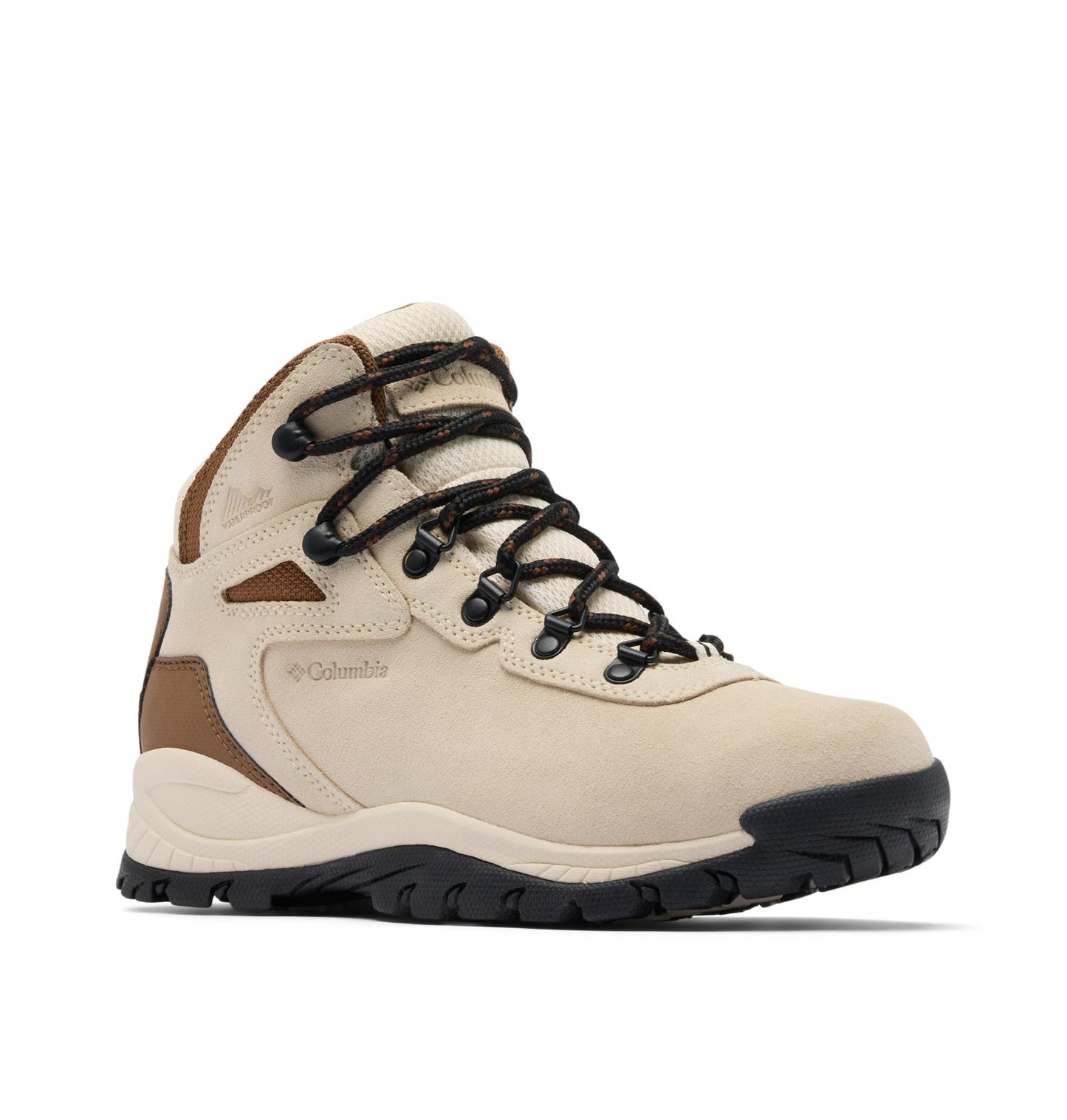 Columbia Women's Newton Ridge Plus Waterproof Amped, Natural/Nutmeg, 9 Regular