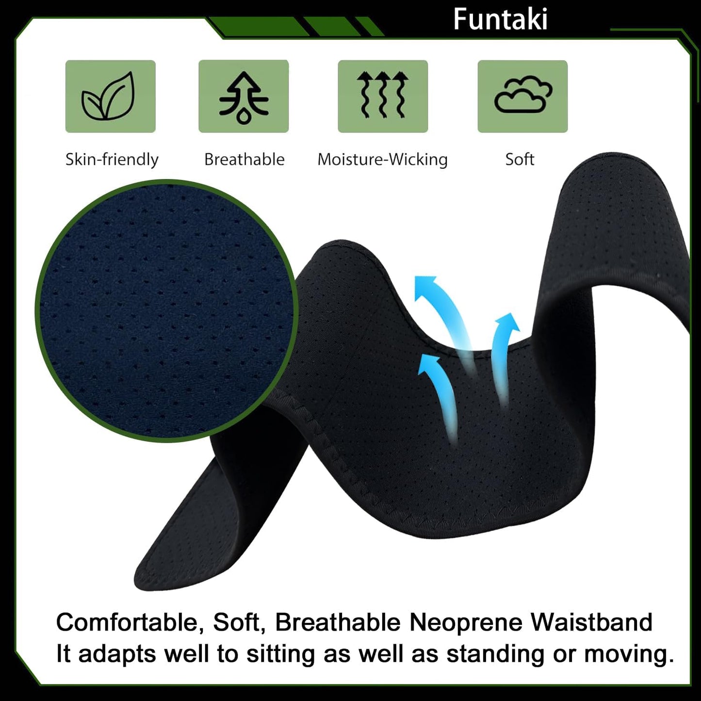 Skiennix 3-in-1 Holster - Comfortable Neoprene Waistband Fits Glock, Smith & Wesson, Taurus & More | Unisex Design