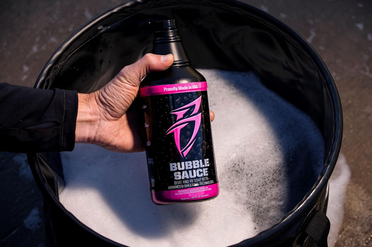 Bubble Sauce | Advanced Sheeting Boat & RV Soap - Ideal for Fiberglass, Painted Surfaces, 32 oz.