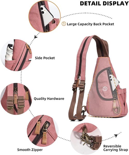 KL928 Sling Bag - Versatile Small Crossbody Backpack for Casual Use | Ideal for Men & Women
