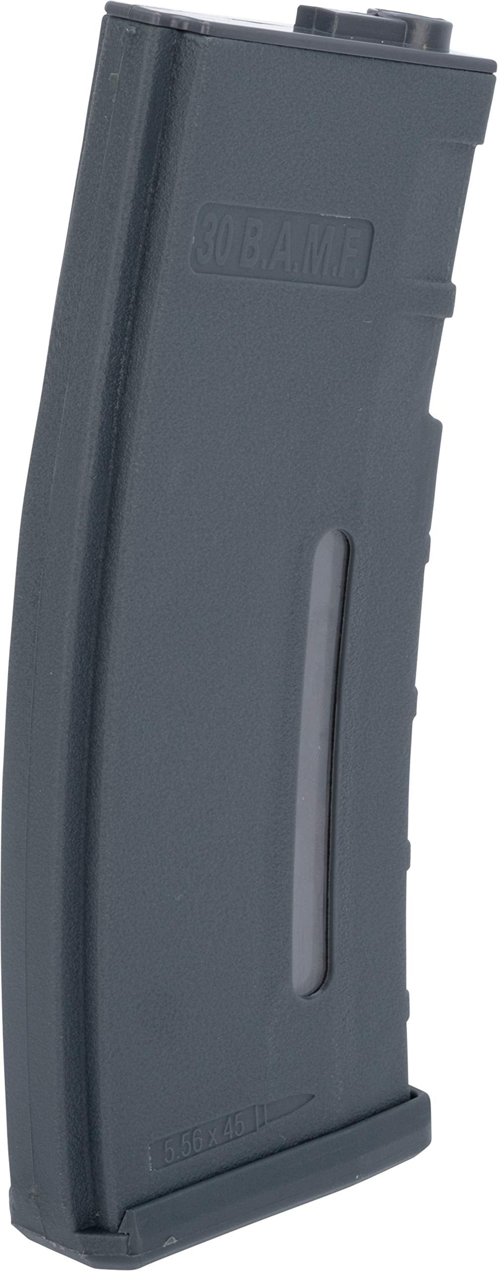 Evike Airsoft - BAMF 30rd Polymer MilSim Mag for M4-Style Series Airsoft AEGs (Color: Gray/Single)
