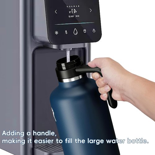 Hydro Flask Replacement Lid - Wide Mouth Water Bottle Cap with Straw | Fits 12-128 oz Sizes