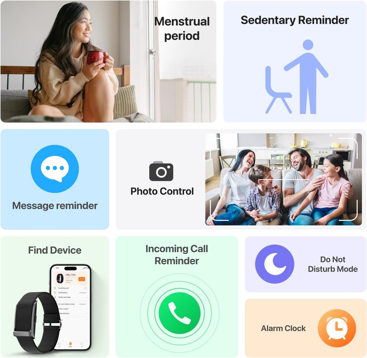 Smart Health Wristband - Wearable Fitness Tracker with 120+ Sports Modes & Heart Rate Monitoring | 2 Pack