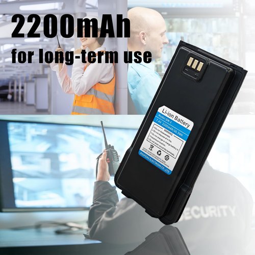 BAOFENG DM-1 Battery for DM1701 DMR Two Way Radio 2200mAh 7.4V Rechargeable 16.3Wh DM-1701 Walkie Talkie Accessories
