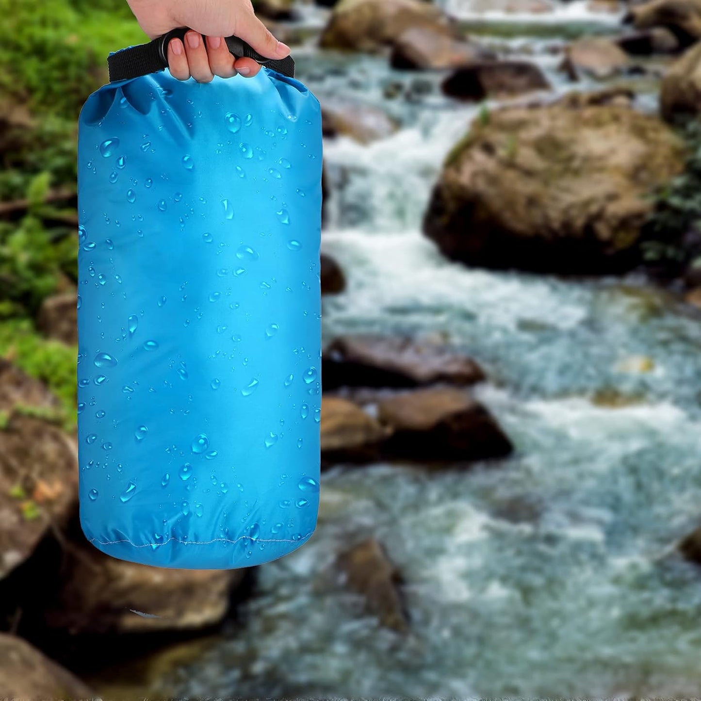 Shappy Waterproof Dry Bag Set - 6 Pcs Ultralight Stuff Sacks for Camping, Kayaking & Hiking | 20/15/10/8/5/3L