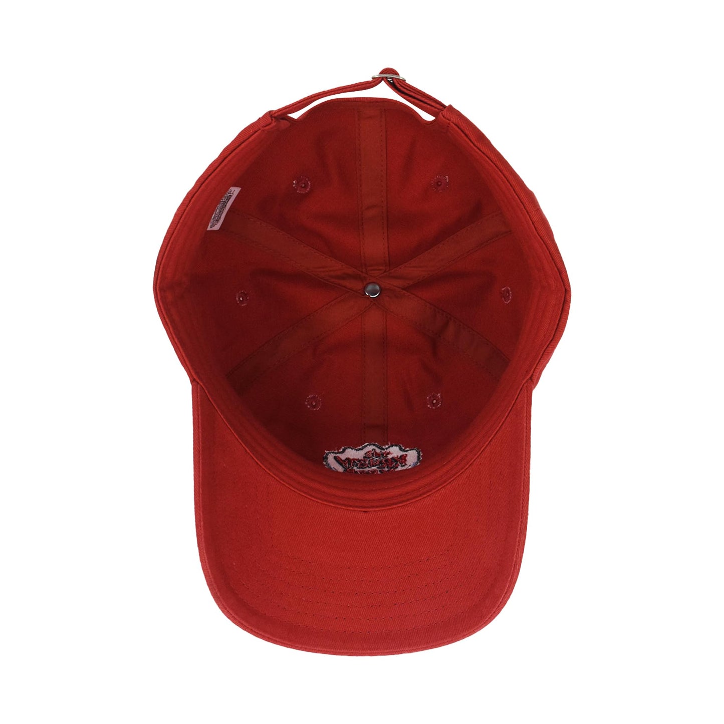 Spongebob Squarepants Dad Hat, Krusty Krab Adjustable Baseball Cap with Curved Brim, Red, One Size