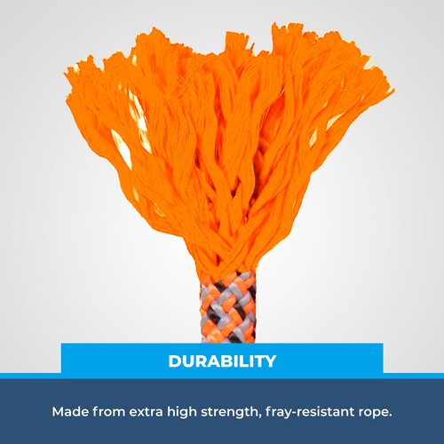 Rock-N-Rescue 8mm Sewn Prusik Loop – Precision-Stitched Rope Loop for Arborist Rigging, Climbing, and Rescue – 10,000lbf Prusik Cord for Tree Work, Saddle Hunting, and Rigging Systems - Orange 24”