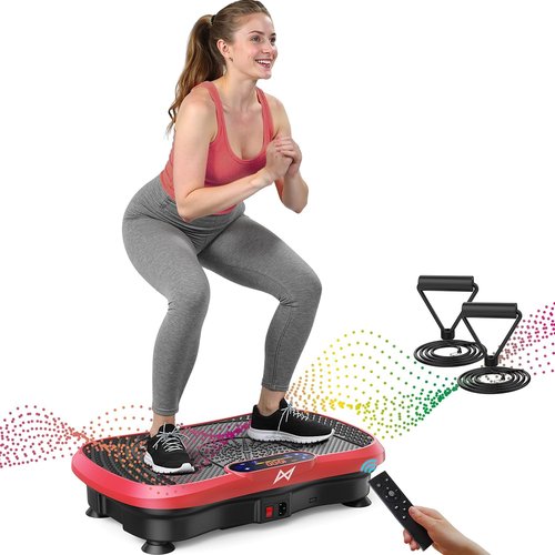 AXV Vibration Plate - Full Body Fitness Machine for Weight Loss | Home & Gym Use, Compact Design